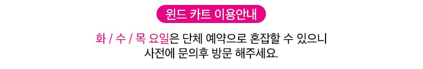 윈드1947 카트 이용권 이용 안내 3