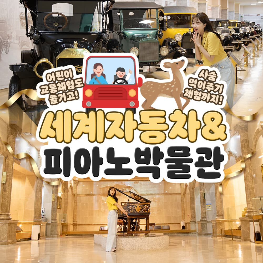 세계자동차 + 피아노박물관 입장권